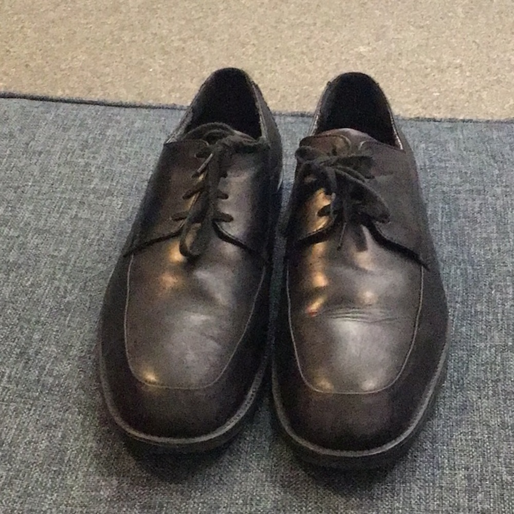 Hush puppies black dress shoes